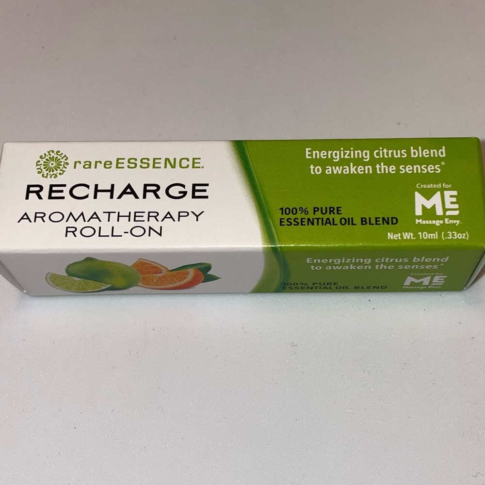 RareEssence Recharge  Aromatherapy Roll-On Citrus Blend  NWT